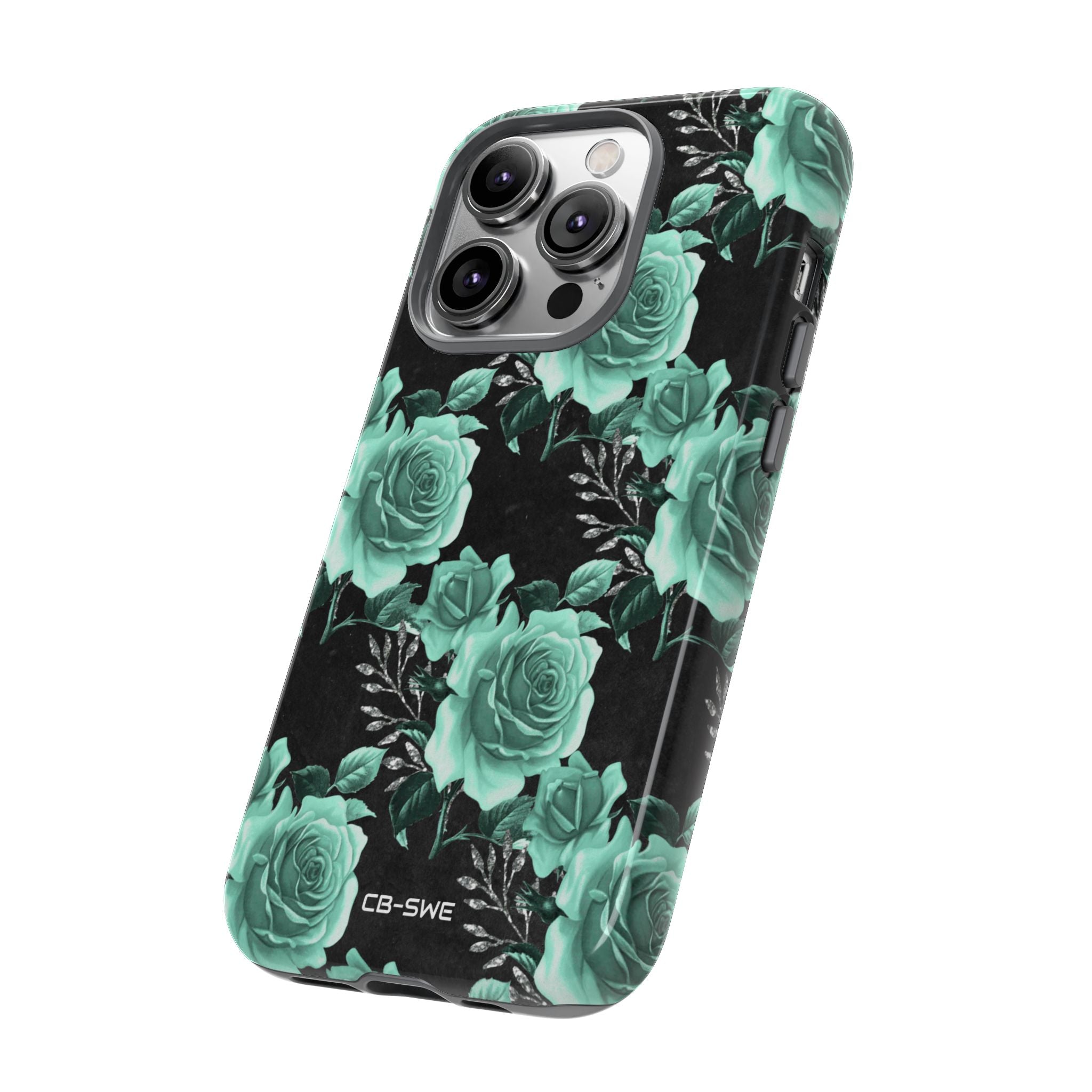 Turquoise Rose Symphony - iPhone Case