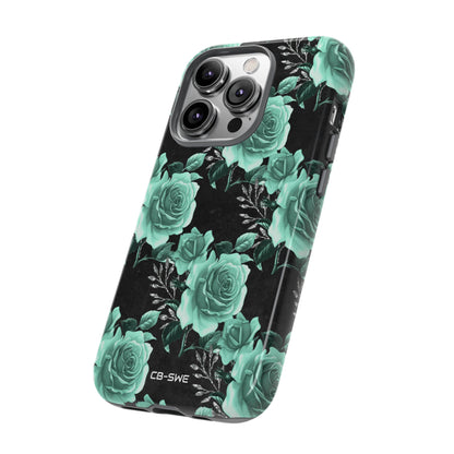 Turquoise Rose Symphony - iPhone Case
