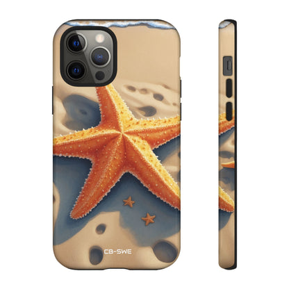 Starfish Rests On Sand - iPhone Case