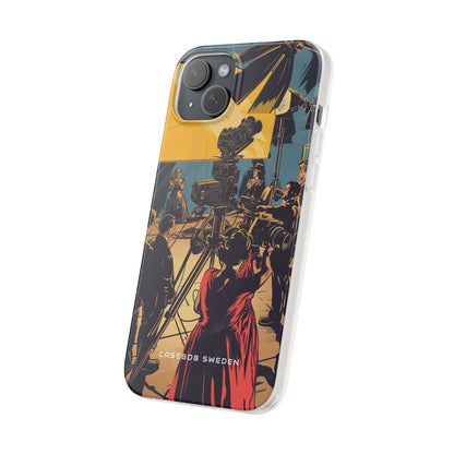 Golden Era Cinematic Spotlight iPhone 15 - Flexi Phone Case