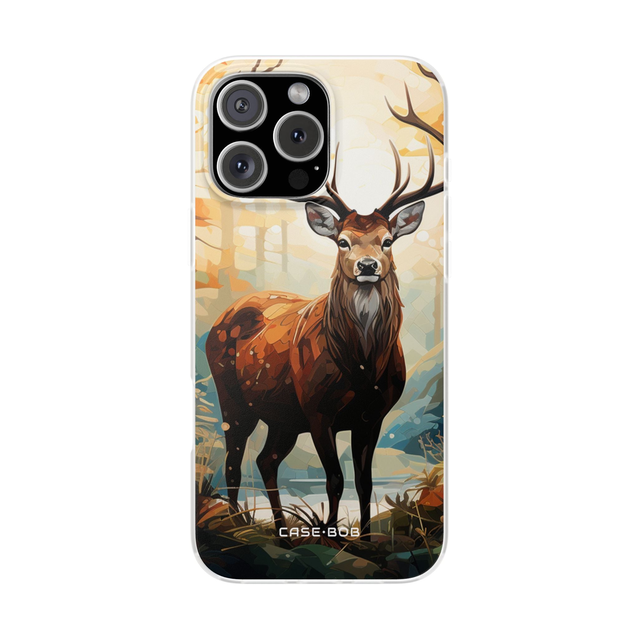 Glowing Stag iPhone 16 Pro Max Case - Soft