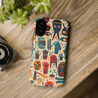 Gradient Tribalscape Vibrance iPhone 16 - Tough Phone Case