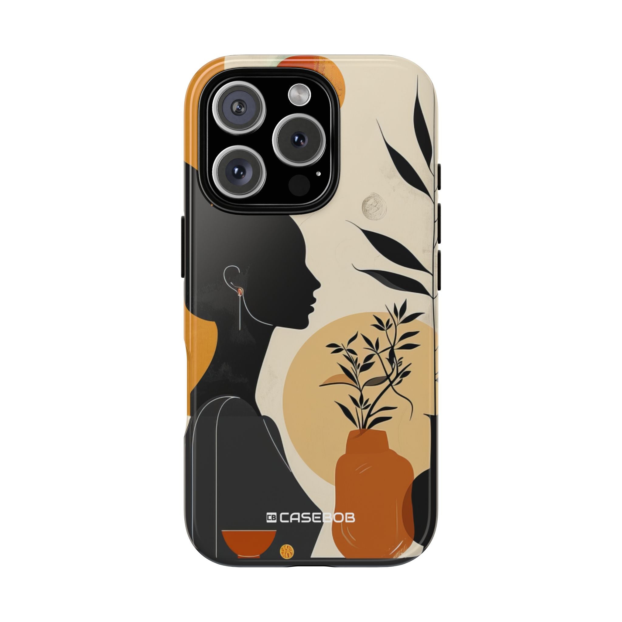 Serene Silhouette in Warm Hues - for iPhone 16