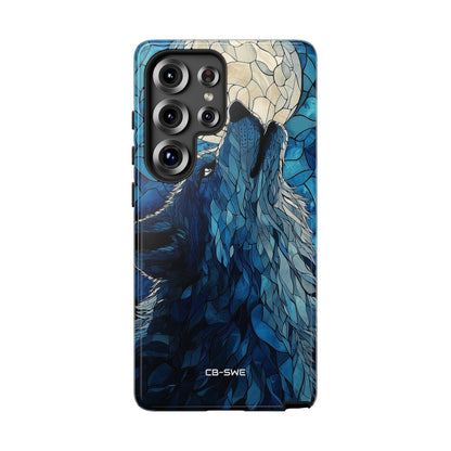 Wolf Howls Moonlight - Samsung Case