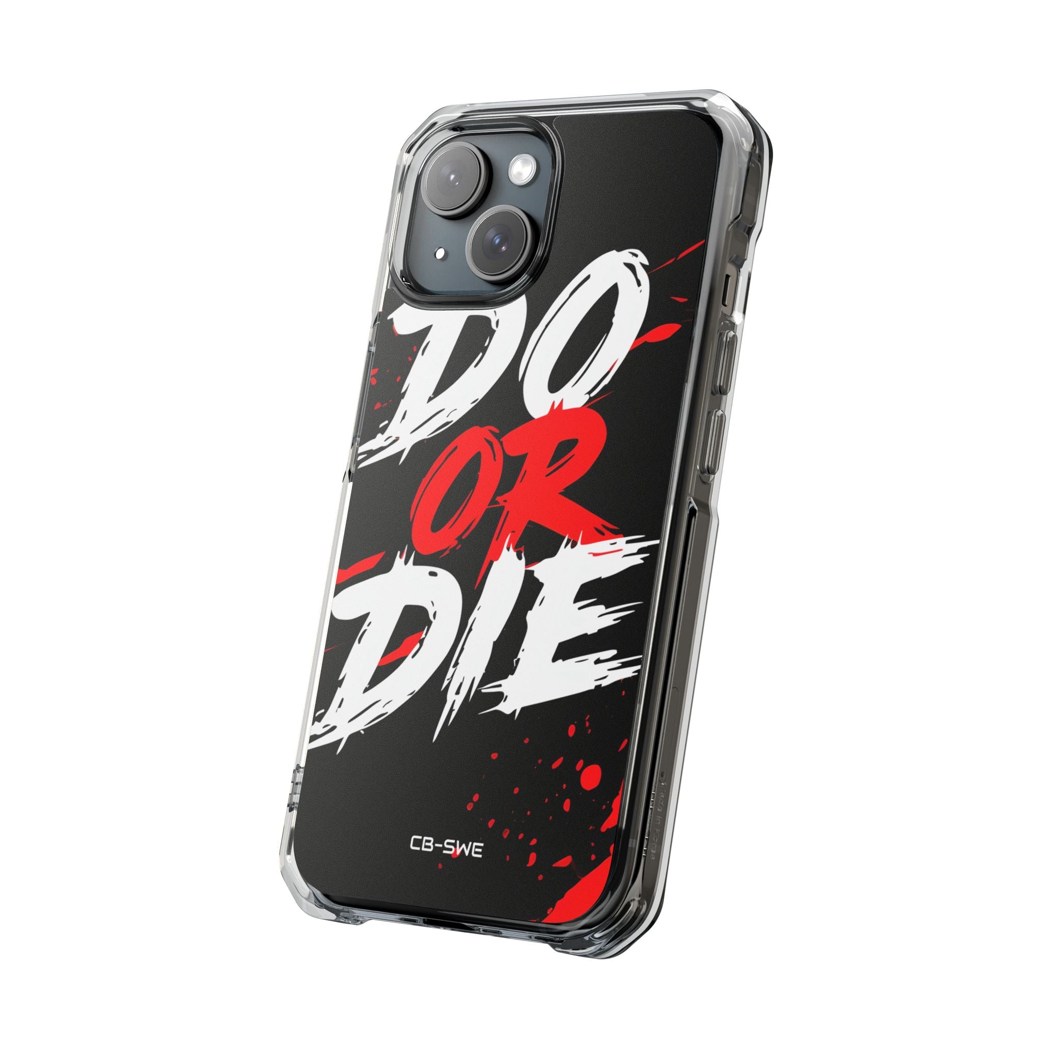 Intense Typography Contrast iPhone Case - Impact