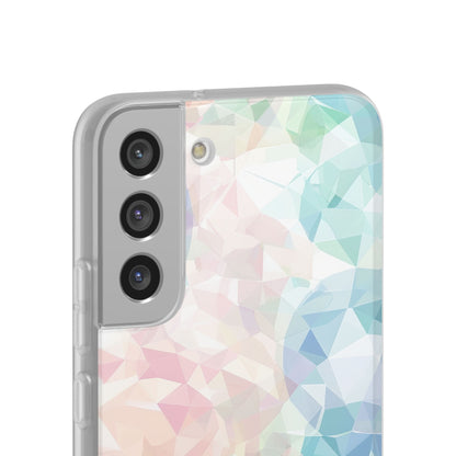 Pastel Geometry Background - Flexi Samsung S22 Phone Case