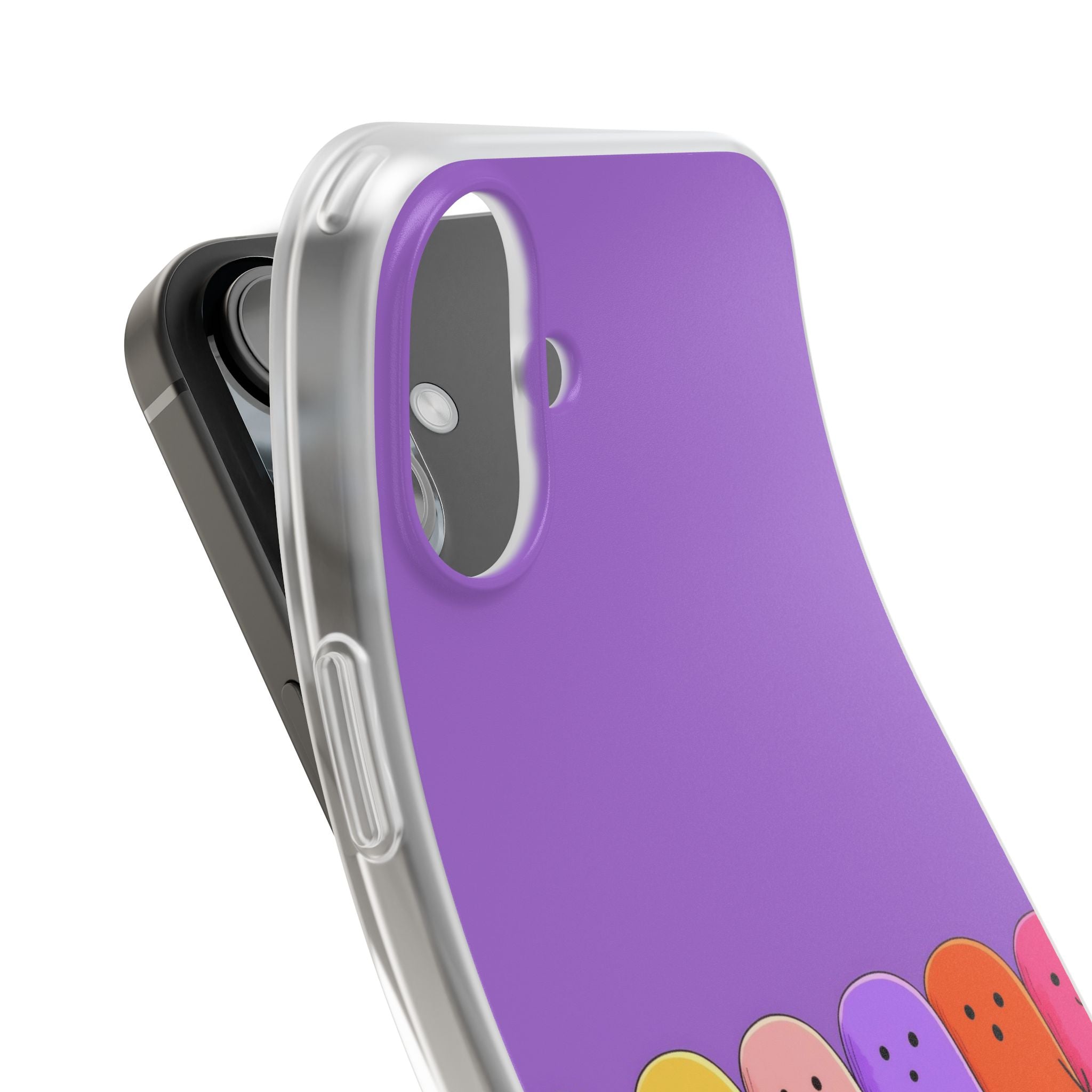 Colorful Ghosts iPhone 16 Plus Case - Soft