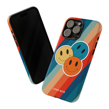 Triple Smile Breeze iPhone 15 Pro Max Case - Tough