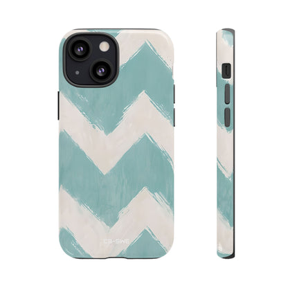 Zigzag Pastel Harmony - iPhone Case