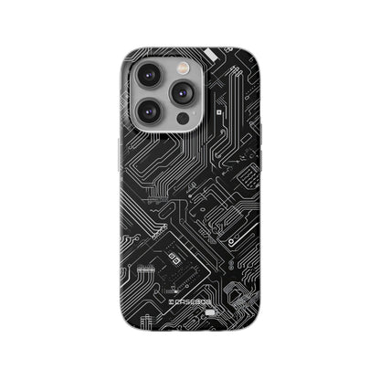 Cyber Circuitry Art | Flexible Phone Case for iPhone