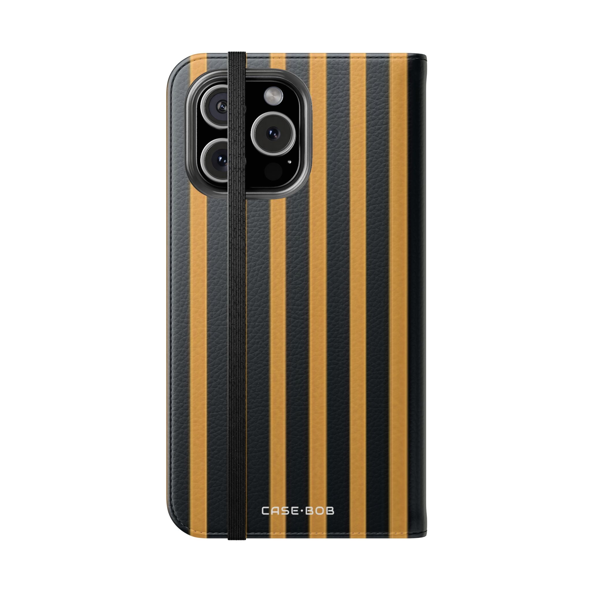 Golden Stripes - iPhone 16 Max Case - Wallet