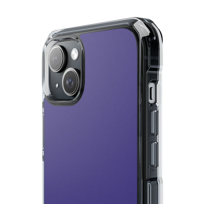 Dark Slate Blue - Clear Impact Case for iPhone