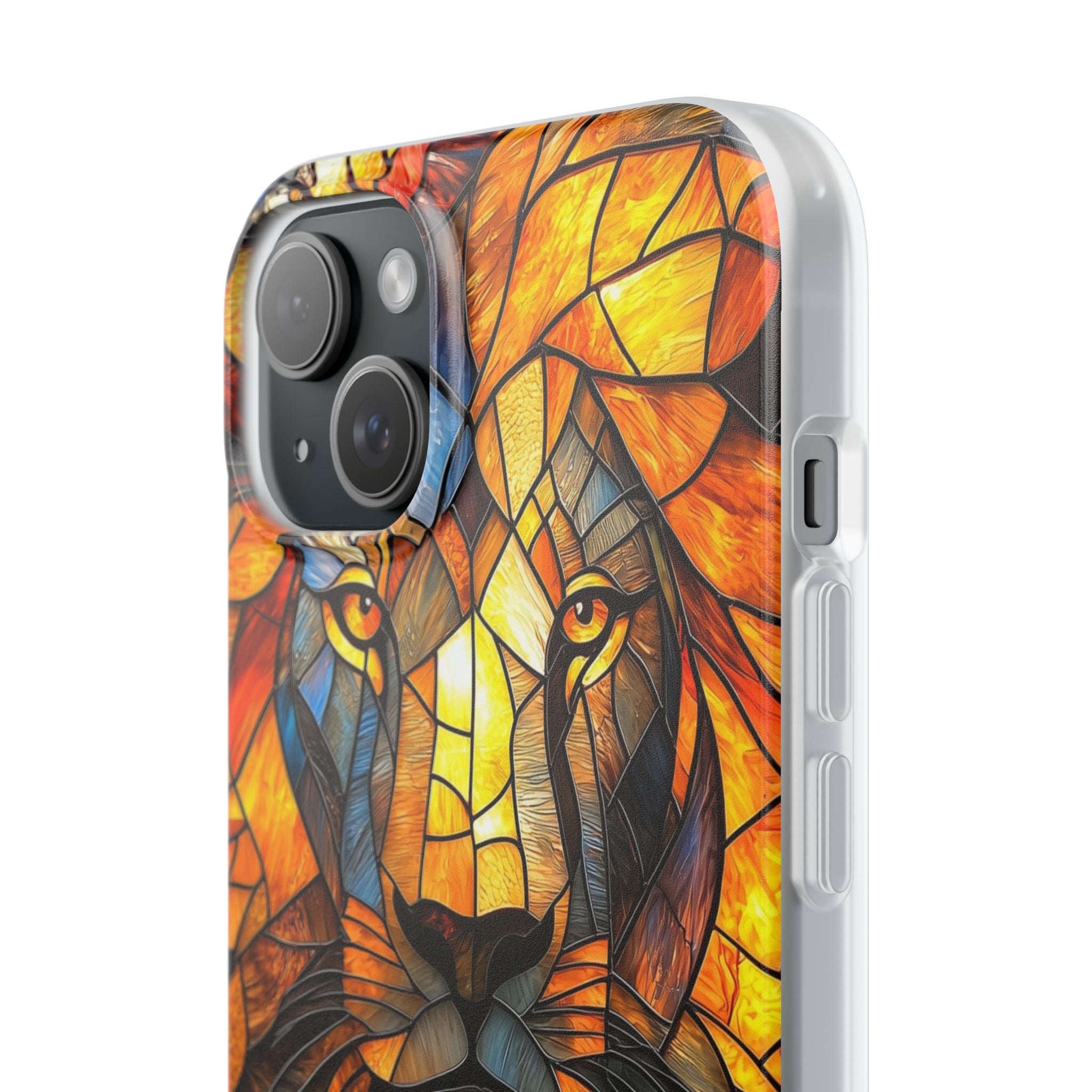 Lion Radiance iPhone 15 Plus Case - Soft