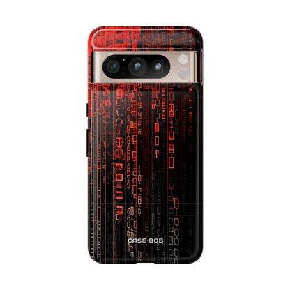 Crimson Glyphs Google Pixel 8 Pro Case - Tough