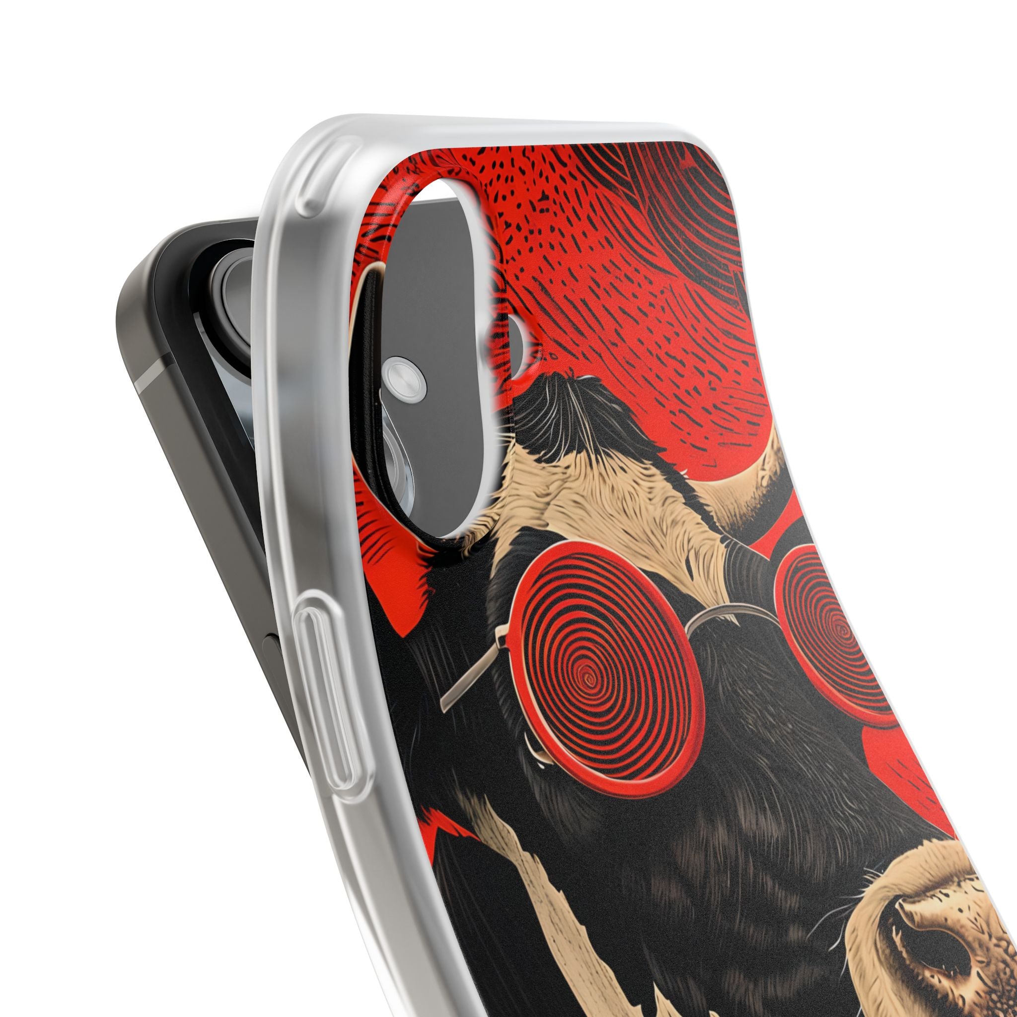 Hypnotic Cow iPhone 16 Plus Case - Soft