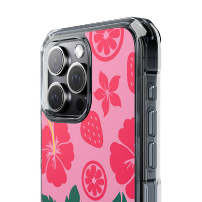 Tropical Hibiscus Harmony iPhone Case - Impact
