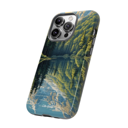 Mountain Peaks Reflect - iPhone Case