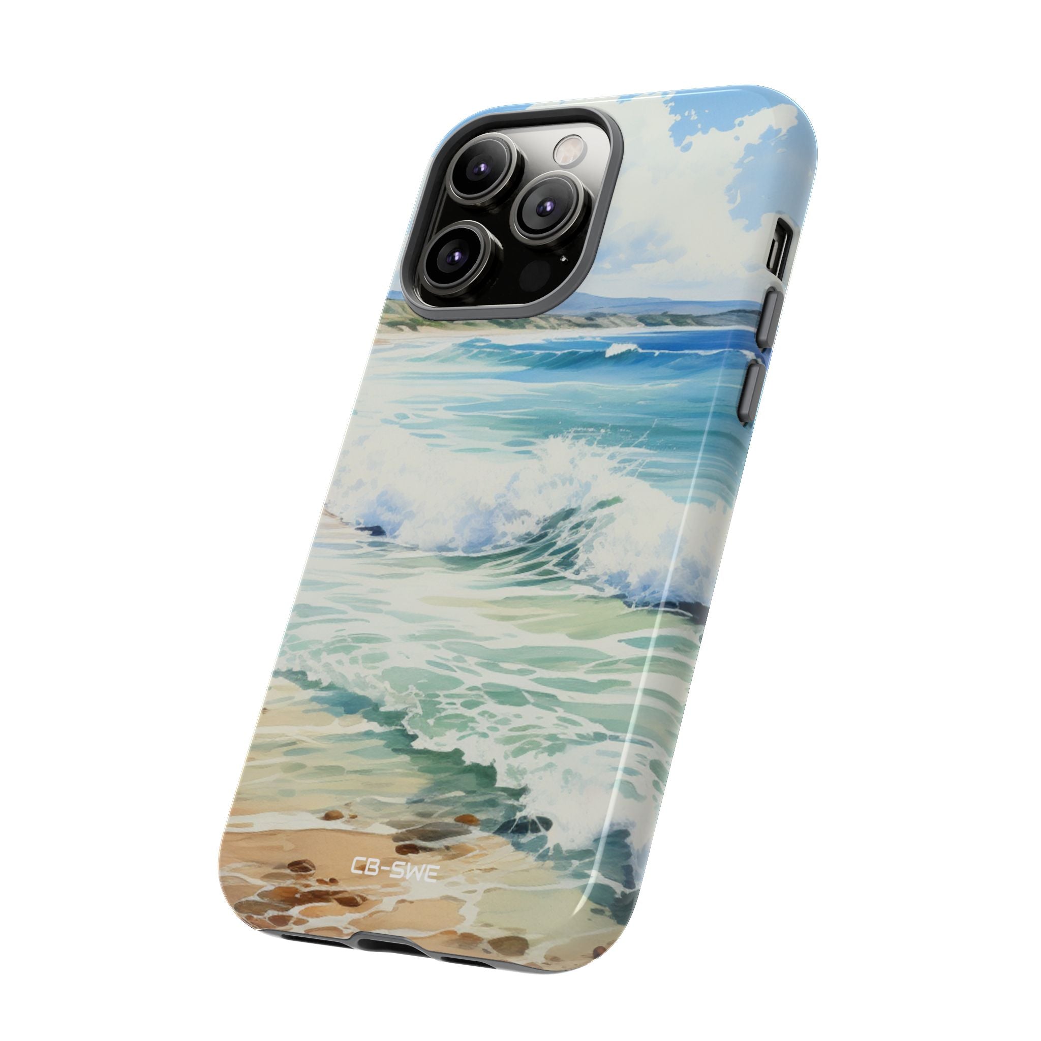 Serene Coastal Watercolors - iPhone Case
