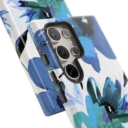 Blue Blossom Radiance Samsung S24 Ultra Case - Tough
