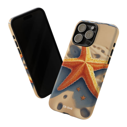 Starfish Rests On Sand - iPhone Case