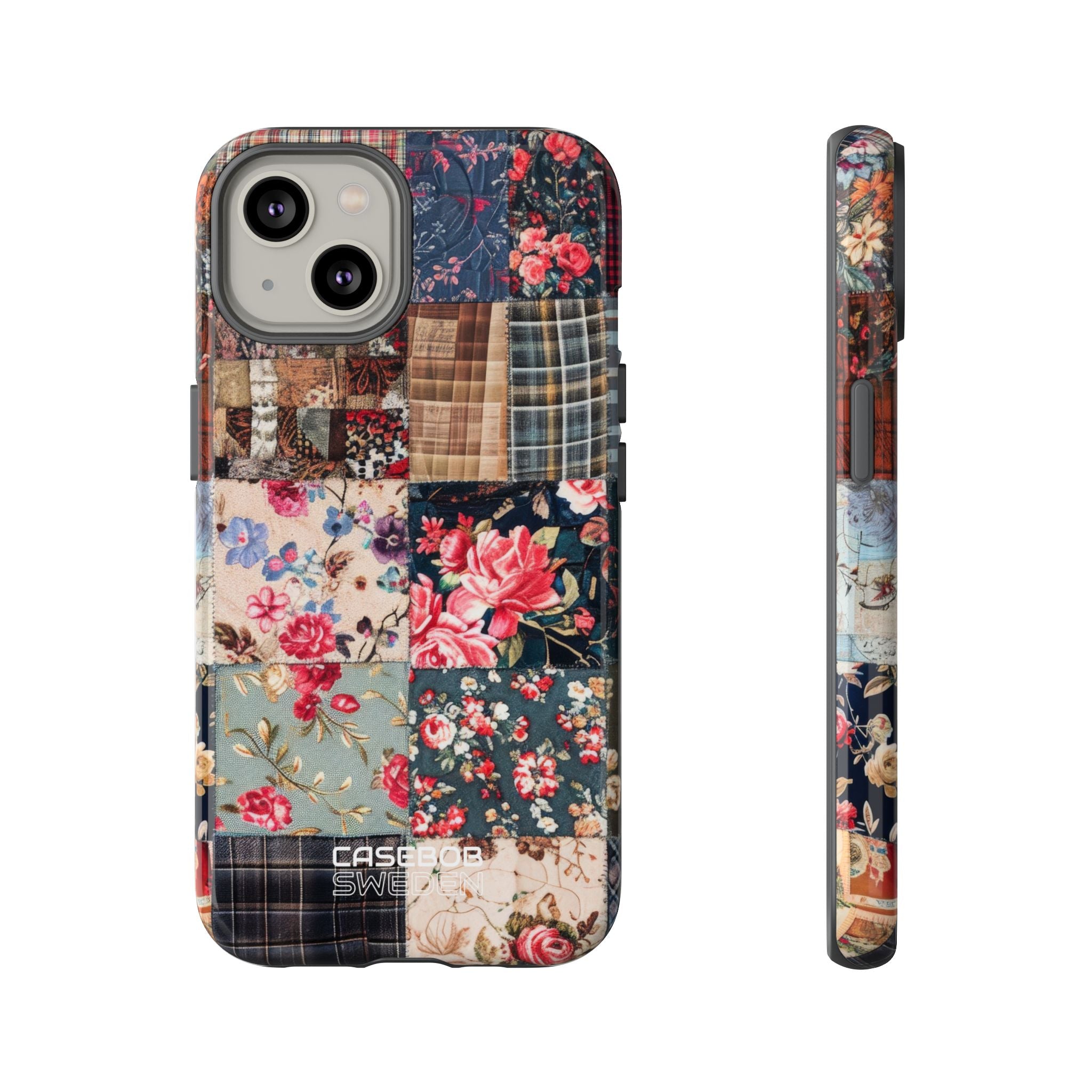 Patchwork Floral Quilt iPhone 14 – Tough