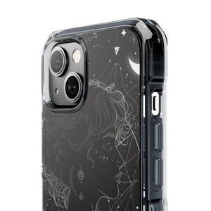 Mystic Starlit Serenity - Phone Case for iPhone (Clear Impact - Magnetic)