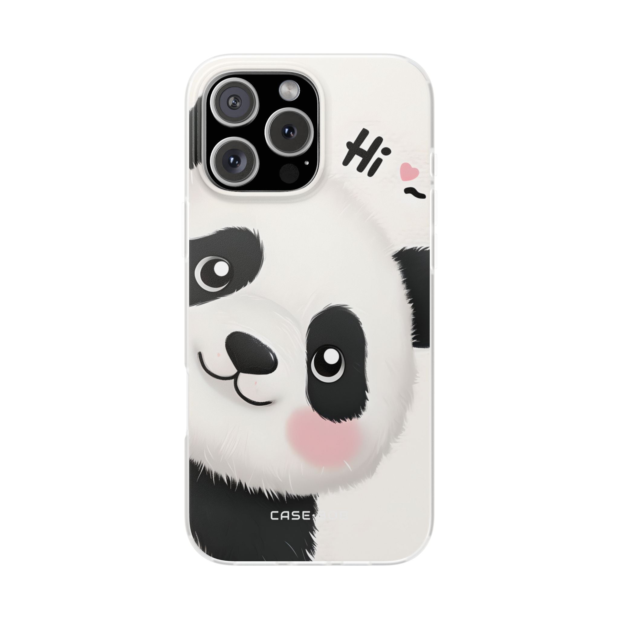 Panda Glow iPhone 16 Pro Max Case - Soft