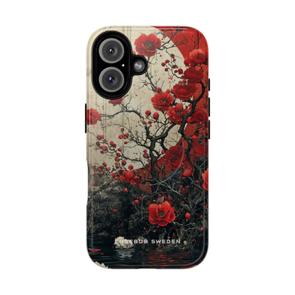 Zen Blossoms in Moonlight iPhone 16 | Tough+ Phone Case