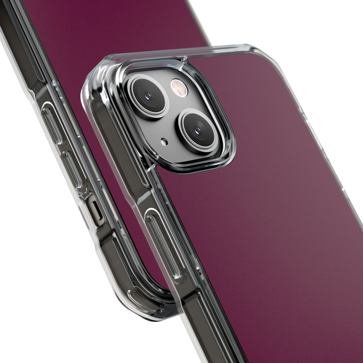 Tyrian Purple | Handyhülle für iPhone (Clear Impact Case – magnetisch) 