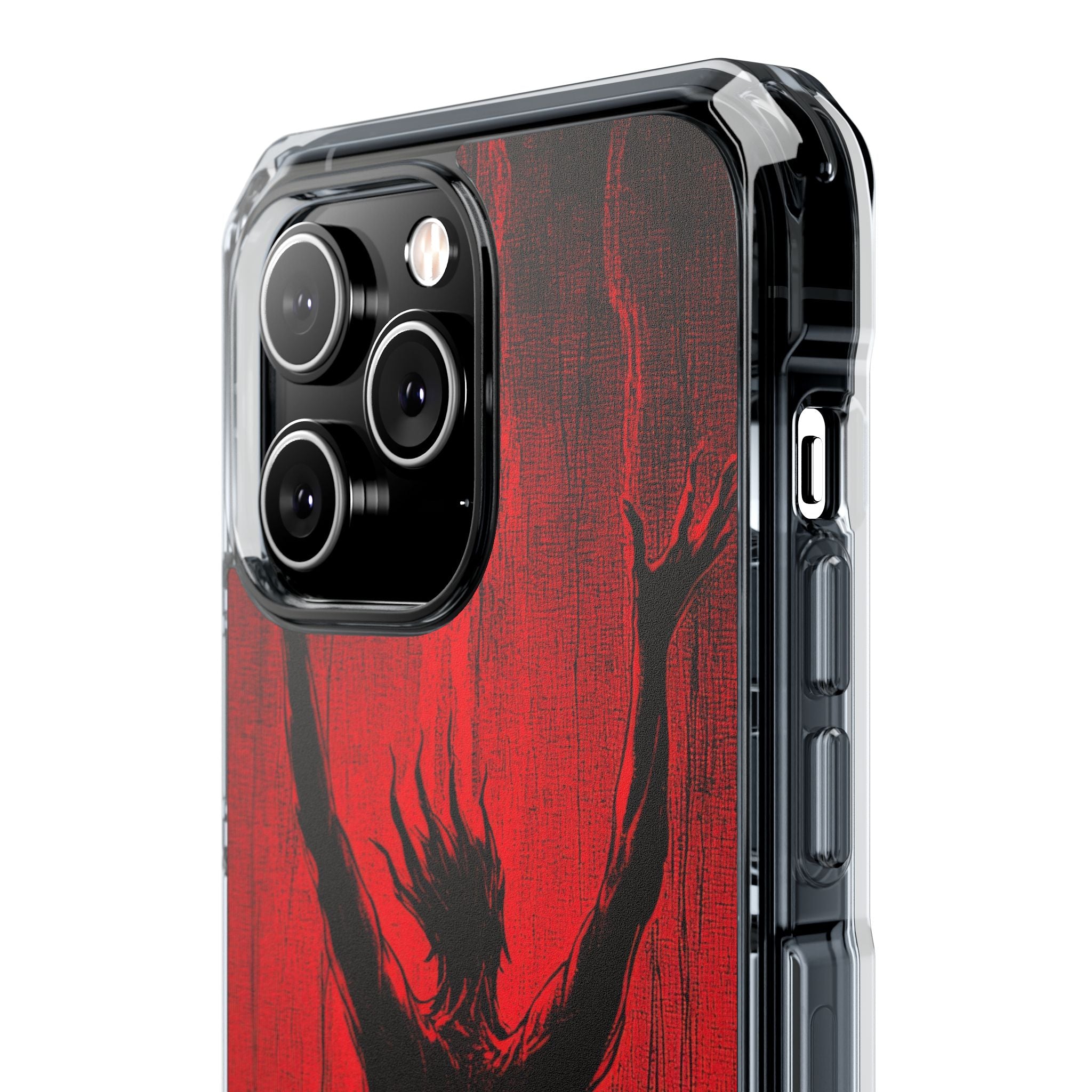 Crimson Despair iPhone 14 - Clear Impact Phone Case