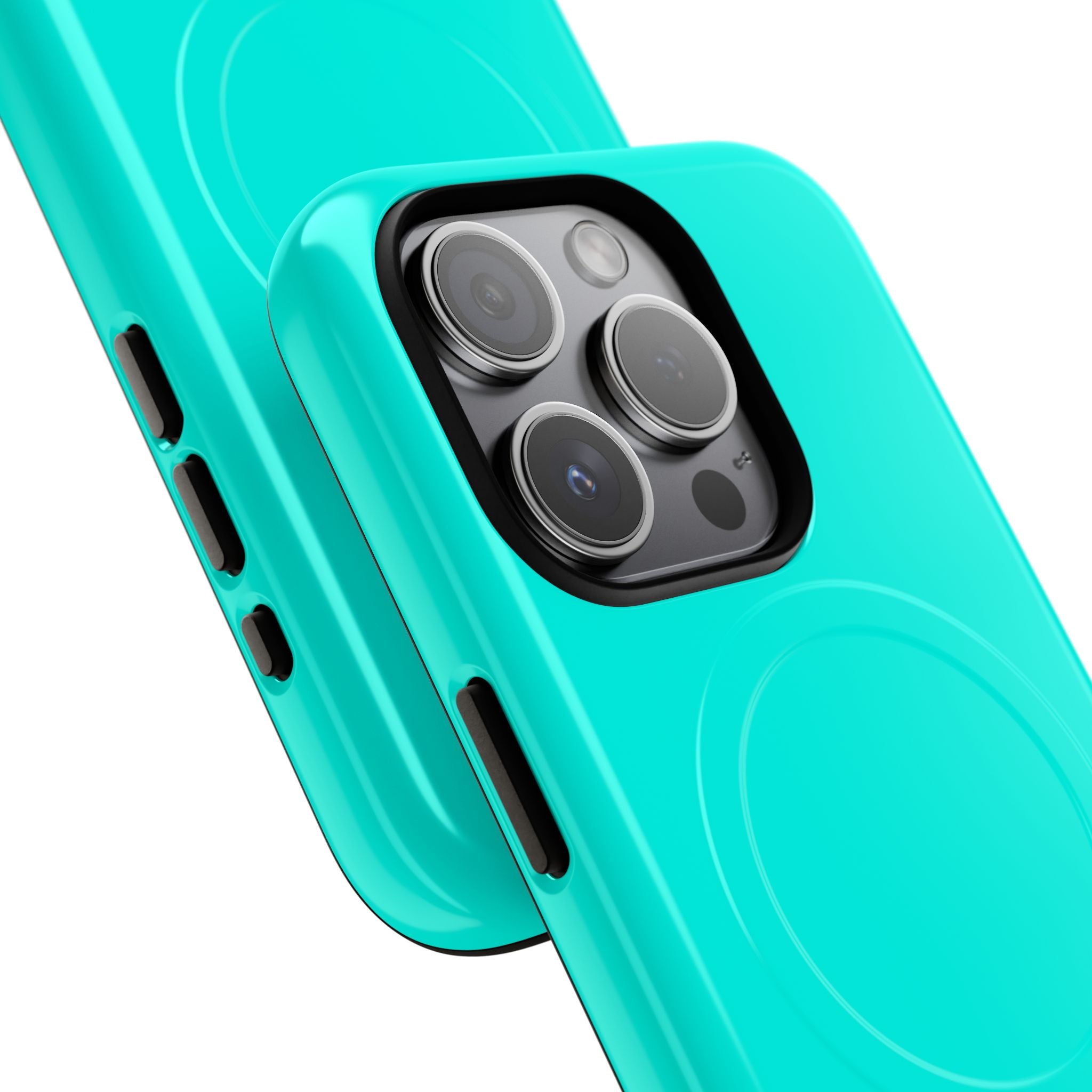 Turquoise Blue - Tough + MagSafe® iPhone 15 Phone Case