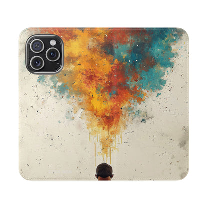 Meditative Ember - iPhone 15 Pro Max Case - Wallet