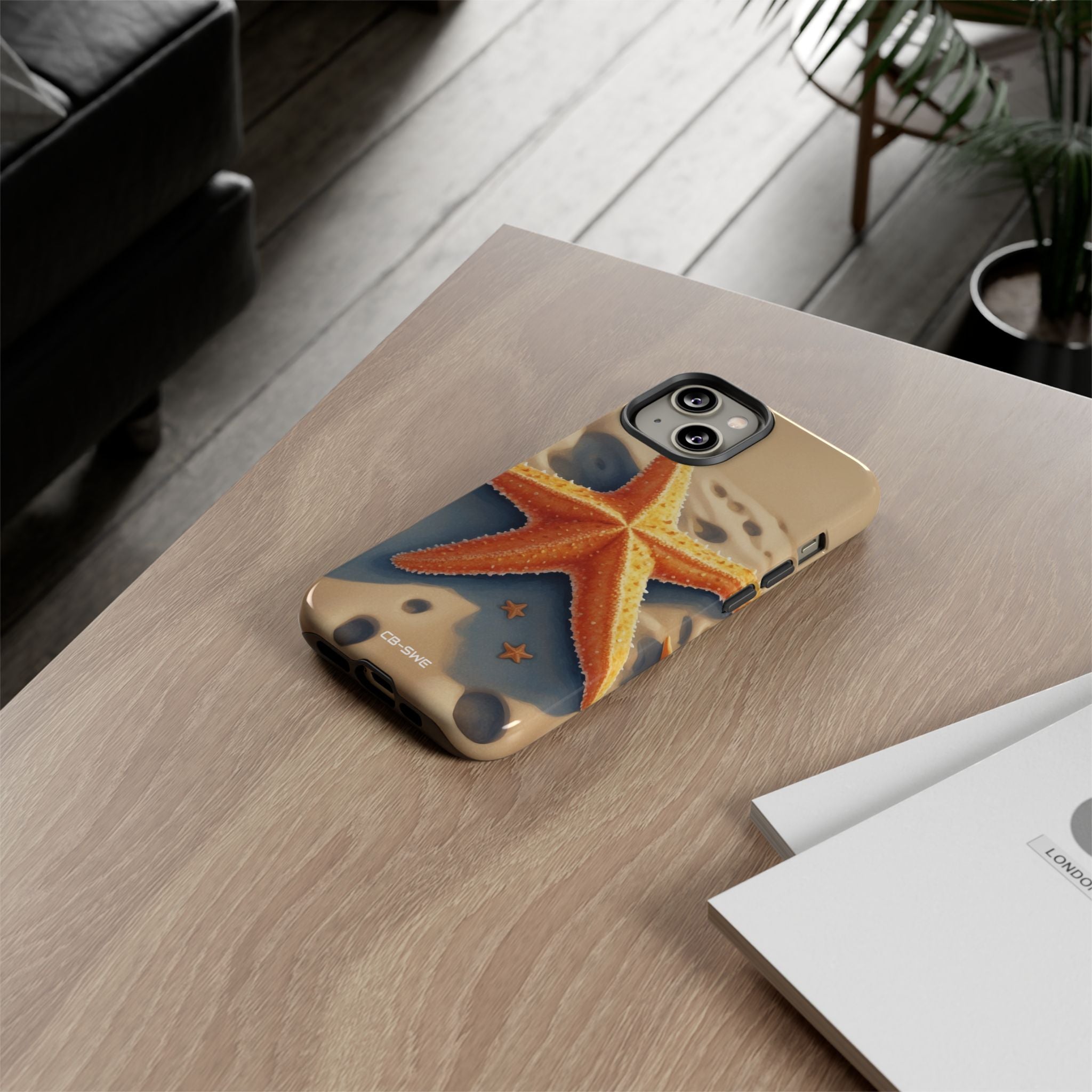 Starfish Rests On Sand - iPhone Case