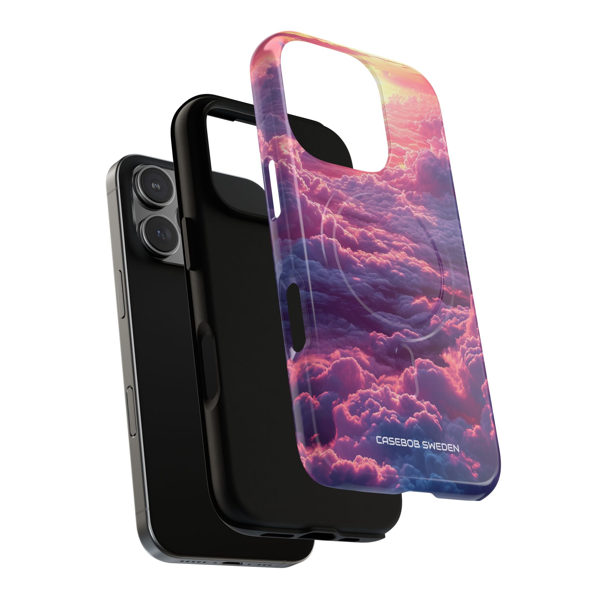 Pink Purple Clouds - Tough + MagSafe® iPhone 16 Phone Case