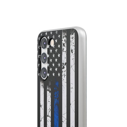 Blue Stripe Flag Samsung S23 Case - Soft