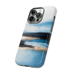 Oil Painting - Abstract Blue - Protective Phone Case