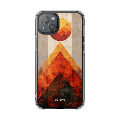 Sun Embraces Mountains iPhone Case - Impact