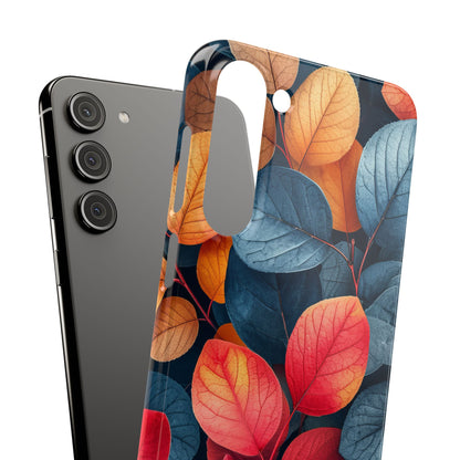 Vibrant Nature Leaves - Slim Samsung S23 Phone Case