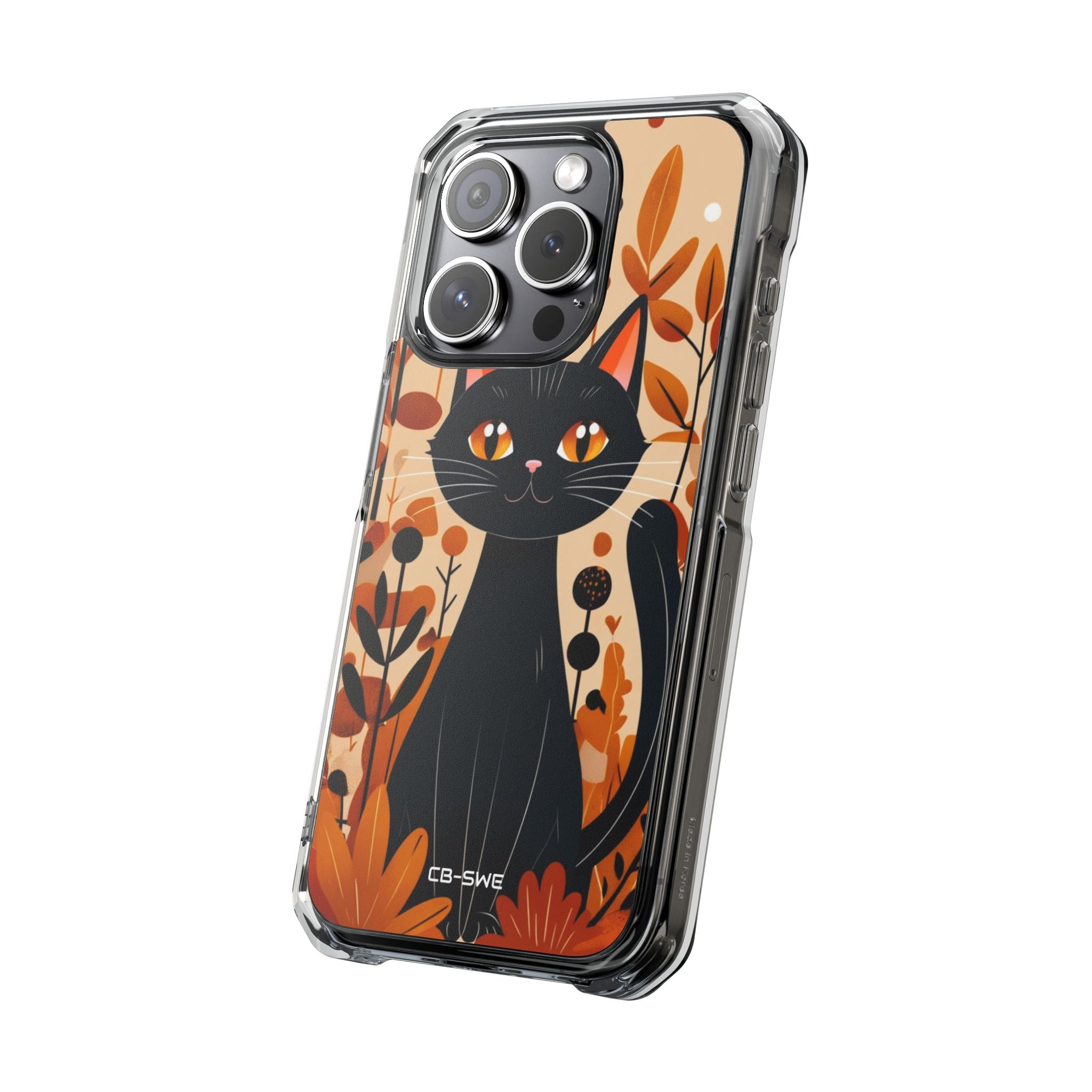 Autumnal Cat Whimsy iPhone Case - Impact