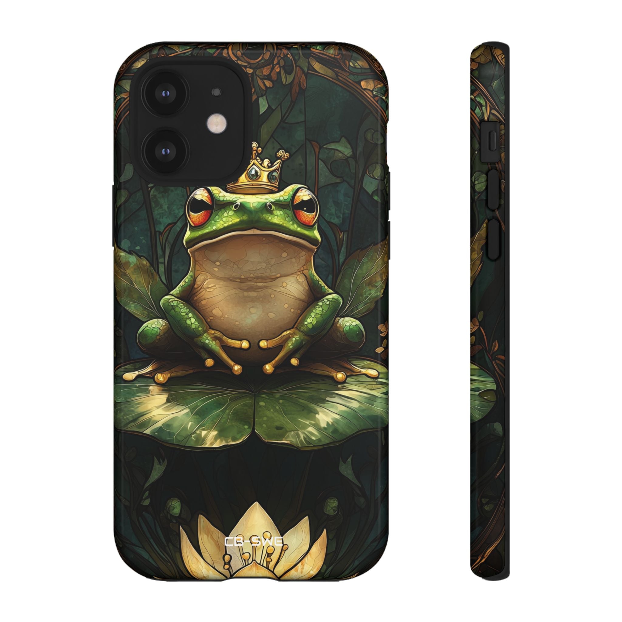 Crowned Frog Rests - iPhone Case