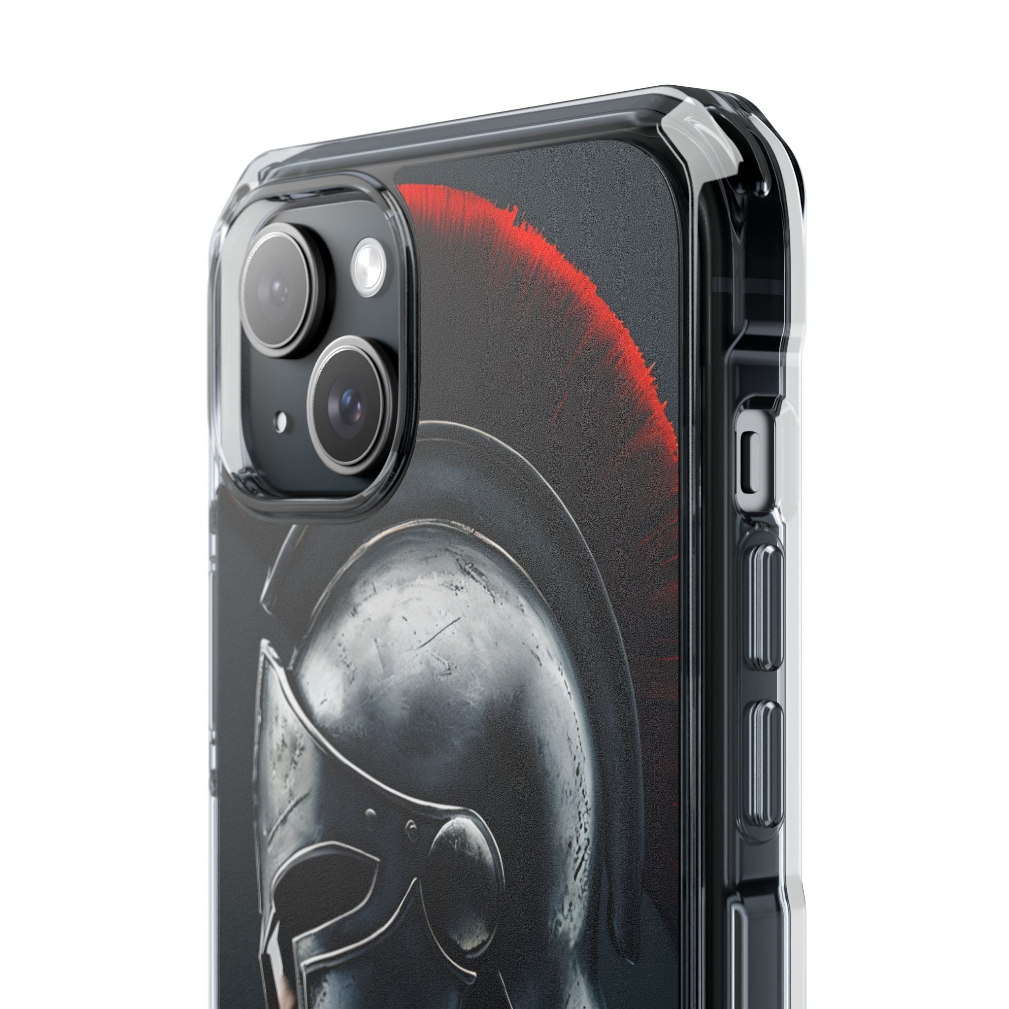 Silver Centurion iPhone 15 Plus Case - Impact