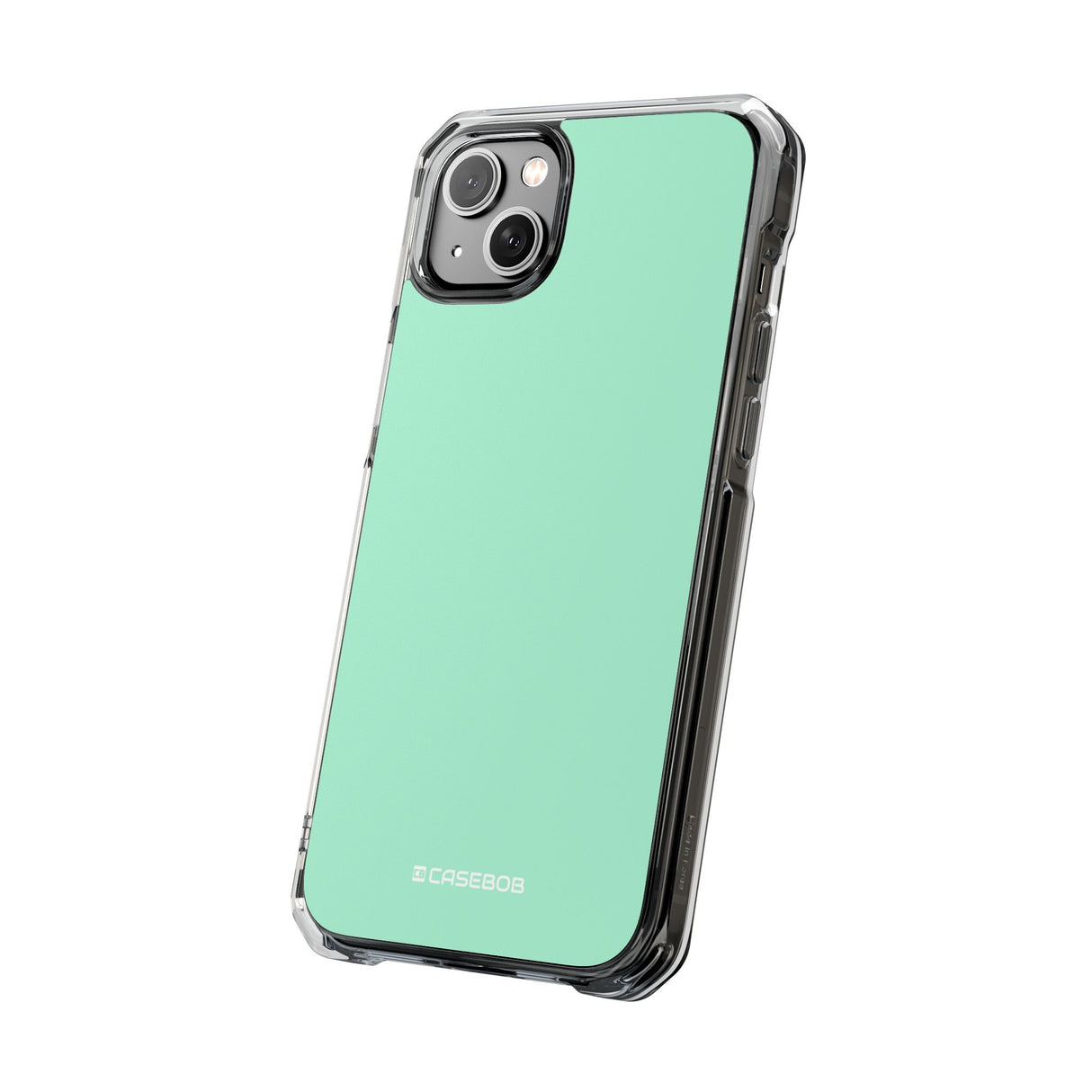 Magic Mint | Handyhülle für iPhone (Clear Impact Case - Magnetisch) 