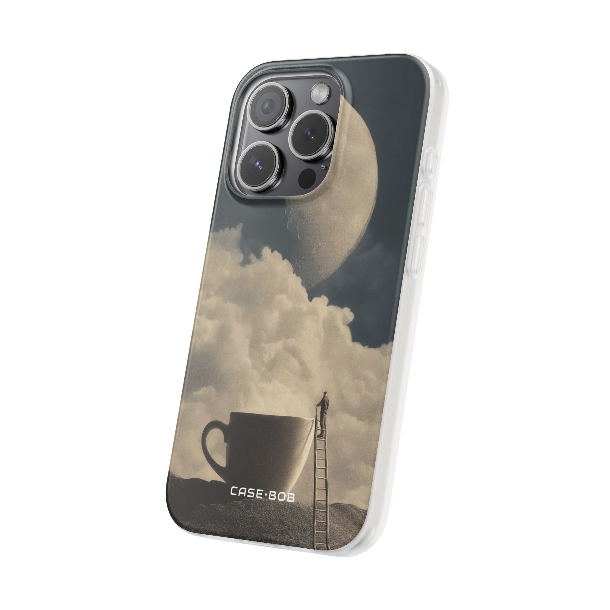 Moonlit Cup iPhone 15 Pro Case - Soft