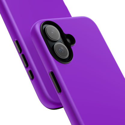 Dunkelviolettes iPhone 16 - Robuste Handyhülle