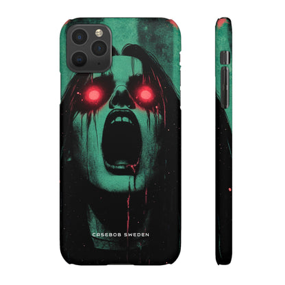 Haunting Glow of Gothic Eyes iPhone 11 - Slim Phone Case