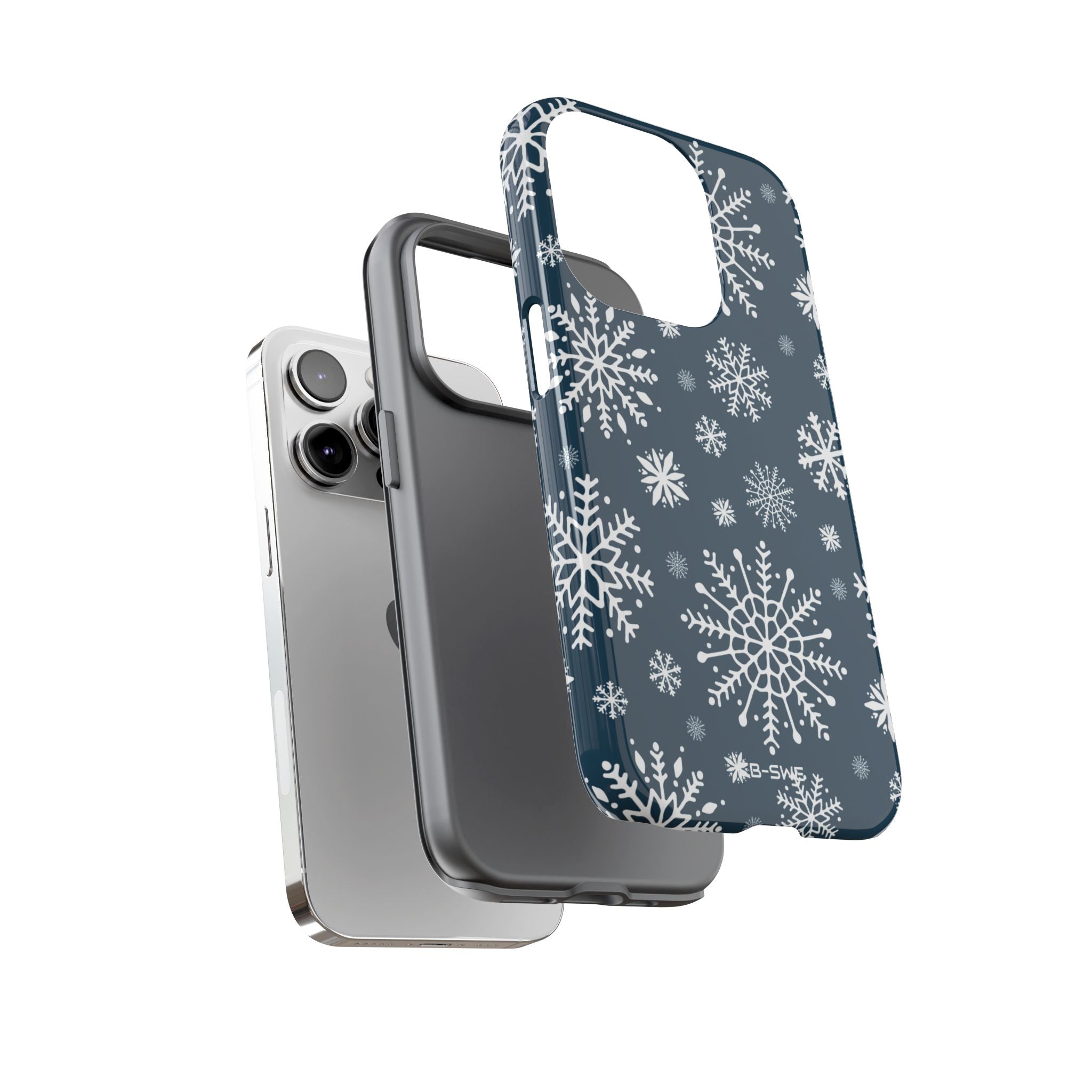 Snowflakes Dance Gracefully - iPhone Case