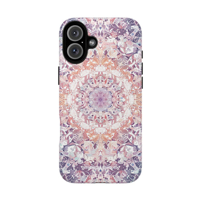 Purple Pink Mandala - Tough iPhone 16 Phone Case