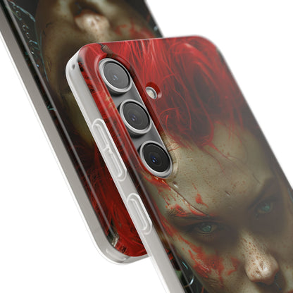 Red Spike Gaze Samsung S24 Plus Case - Soft