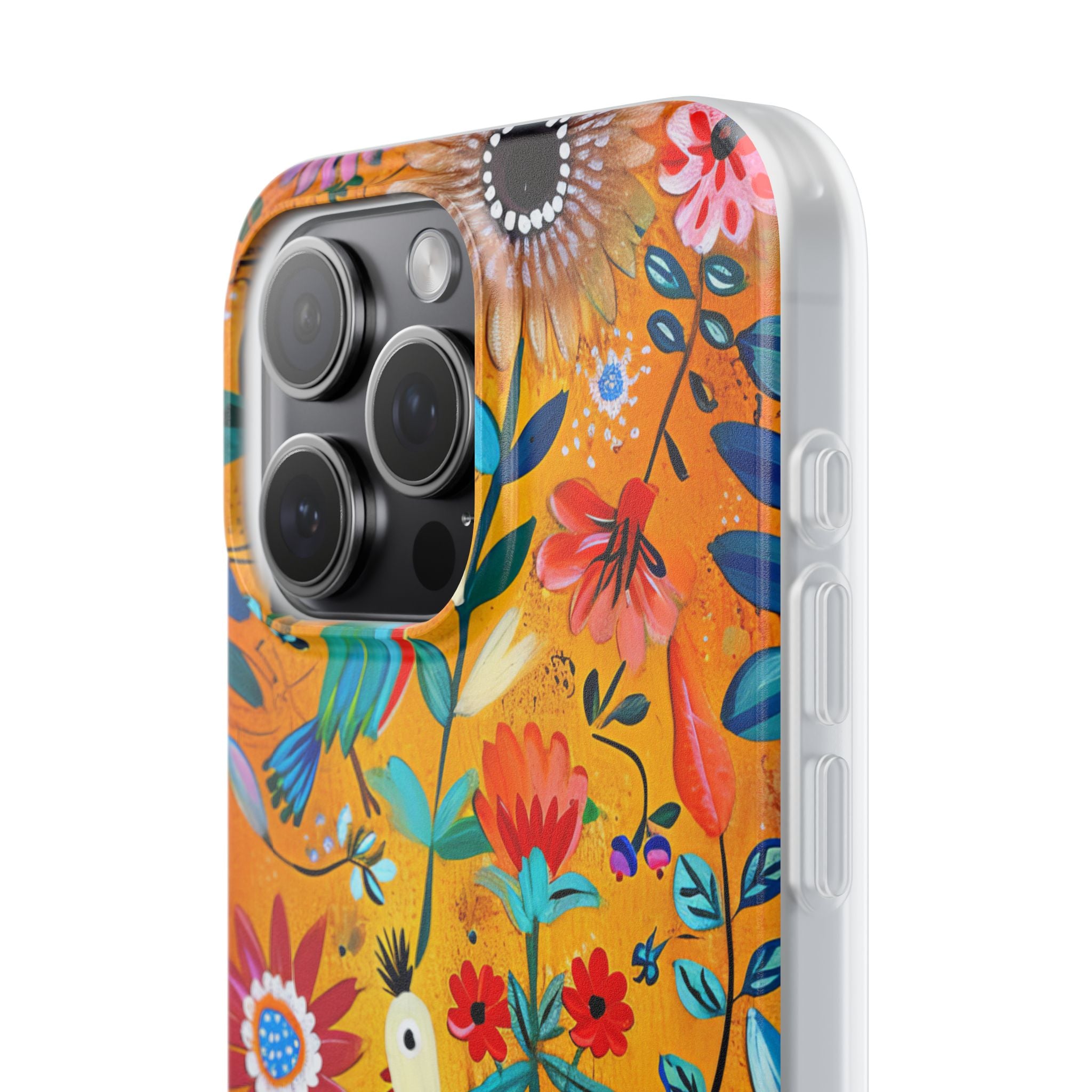 Whimsical Vintage Nature Harmony iPhone 15 - Flexi Phone Case