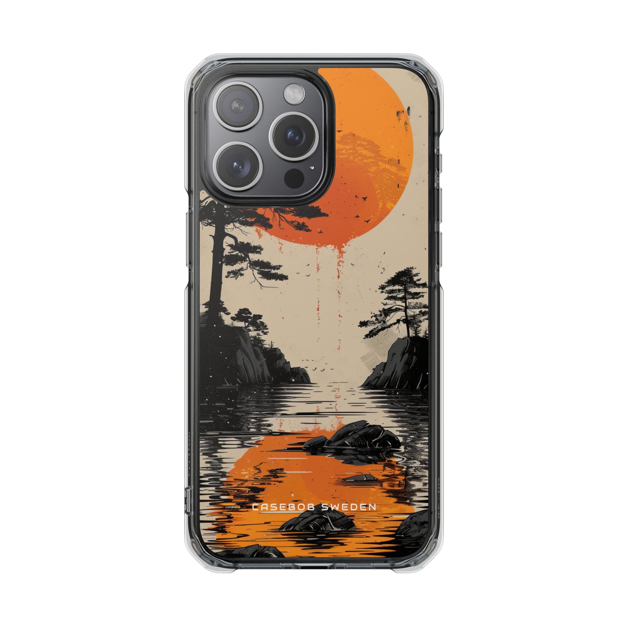 Zen Serenity Sunscape iPhone 15 - Clear Impact Phone Case